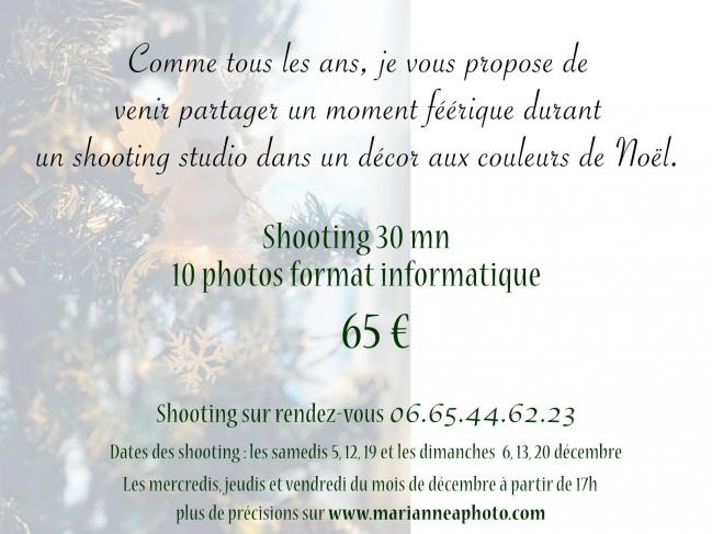 Carte invitation shooting noe l2020verso
