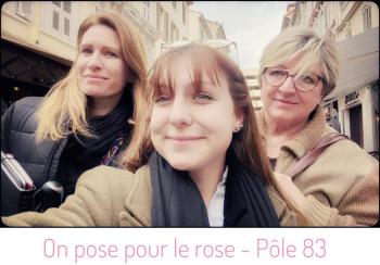 On pose pour le rose rencontre